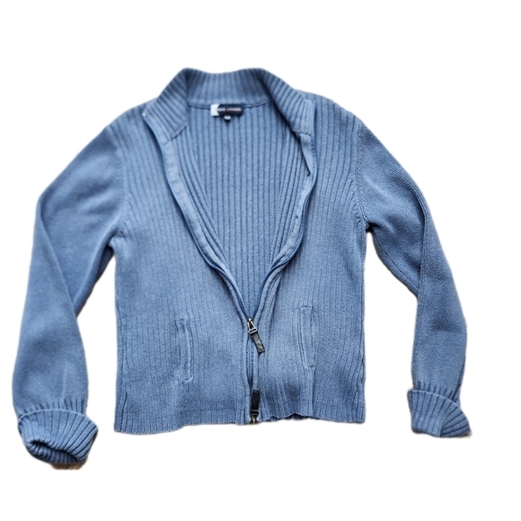 Studio London Knit Blueish Gray Sweater Size XL - Picture 6 of 6